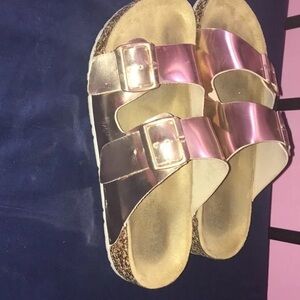 Birkenstock Boston Clog Suede Sandal Taupe